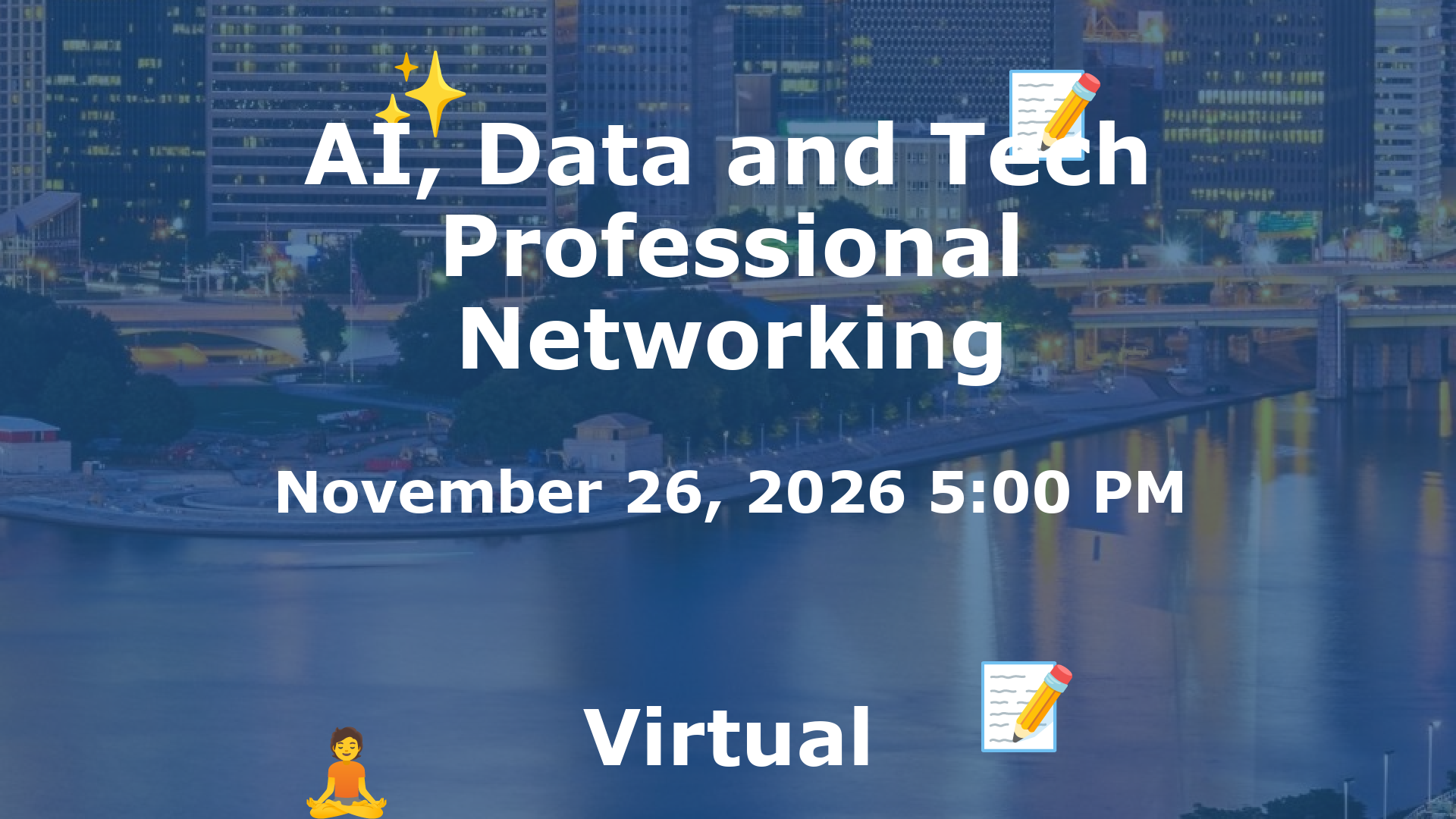 AI, Data and Tech Professional Networking event image